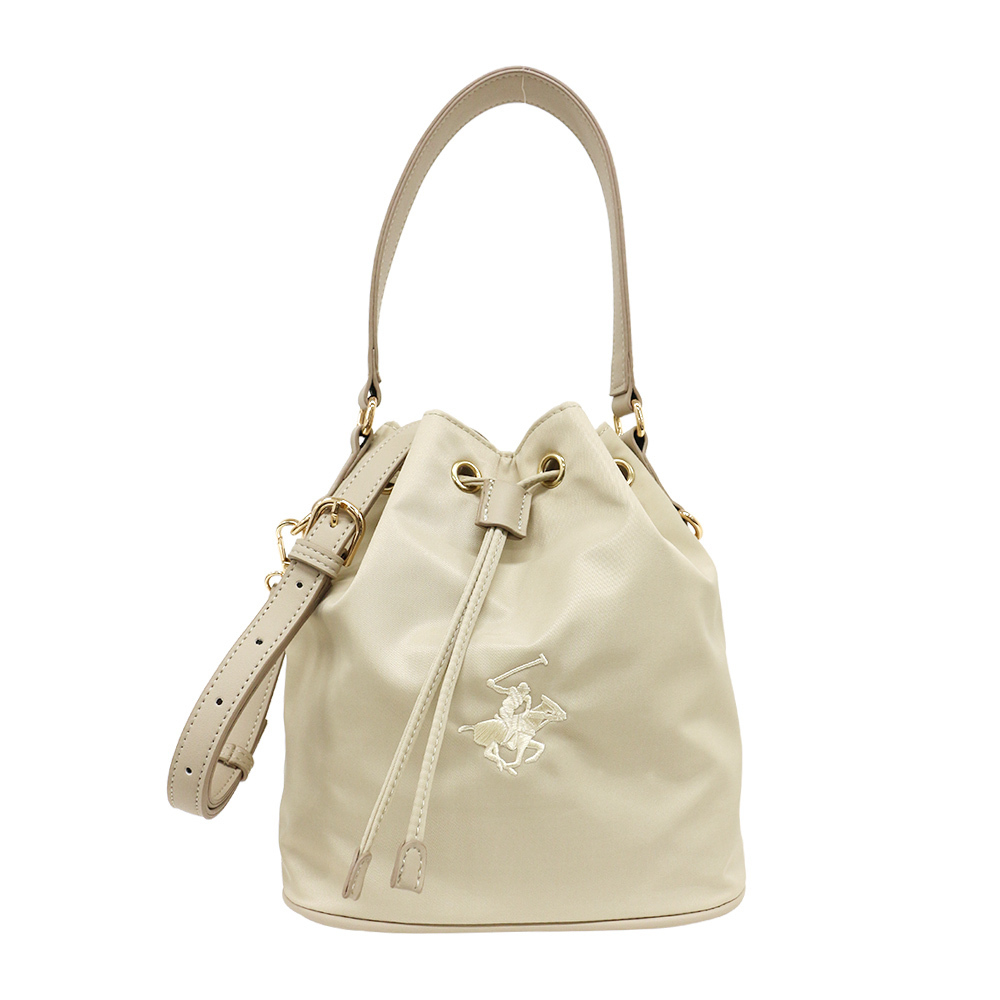 BEVERLY HILLS POLO CLUB 巾着型バッグ BH4001 BEIGE