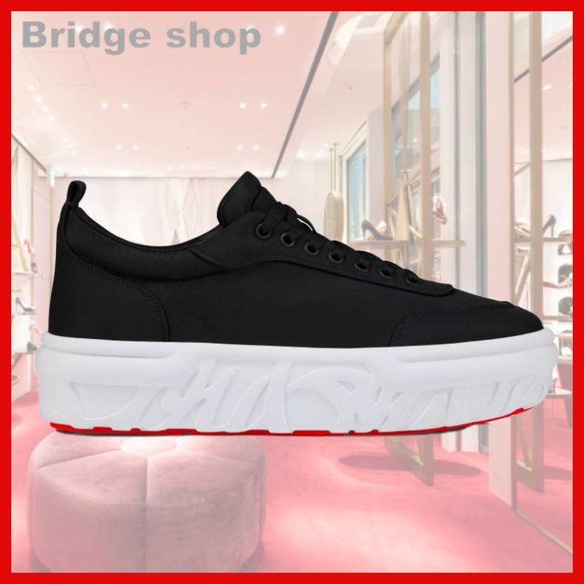 直営店♪Christian Louboutin*メンズシュカリオスニーカー黒♪
