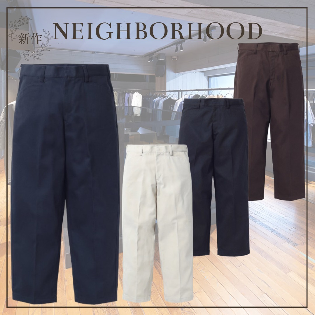 新作☆【NEIGHBORHOOD】WP WIDE PANTS