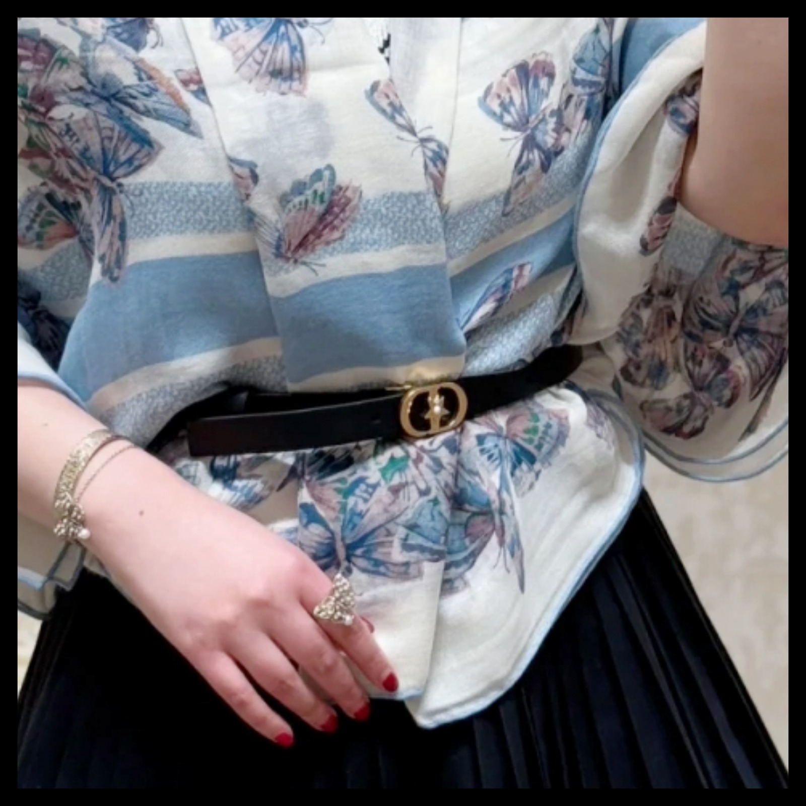 【コーデにプラス♪】DIOR★Lucky 30 Montaigne Star ベルト
