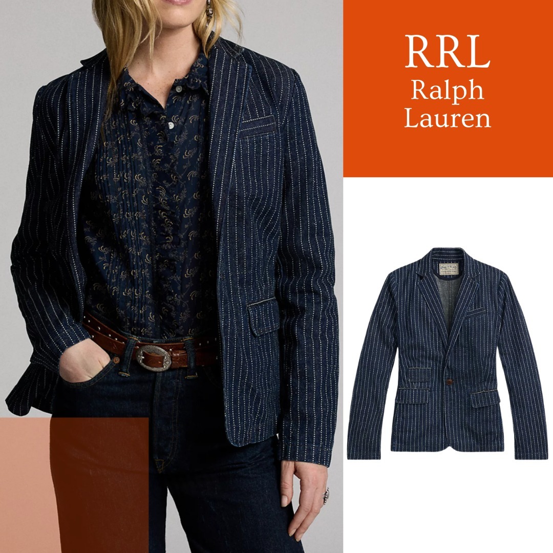 新着!【RRL Ralph Lauren】日本製生地☆綿 ジャケット☆ブレザー
