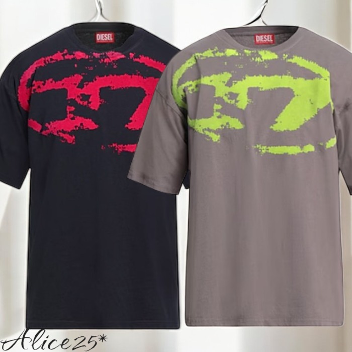 関税込 国内発送 [DIESEL] Ｔシャツ ロゴプリント入り