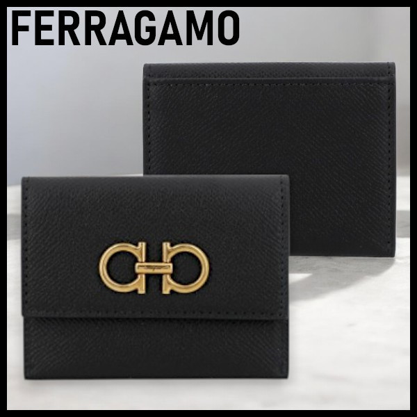 【Ferragamo】 フェラガモ ガンチーニ カードホルダー