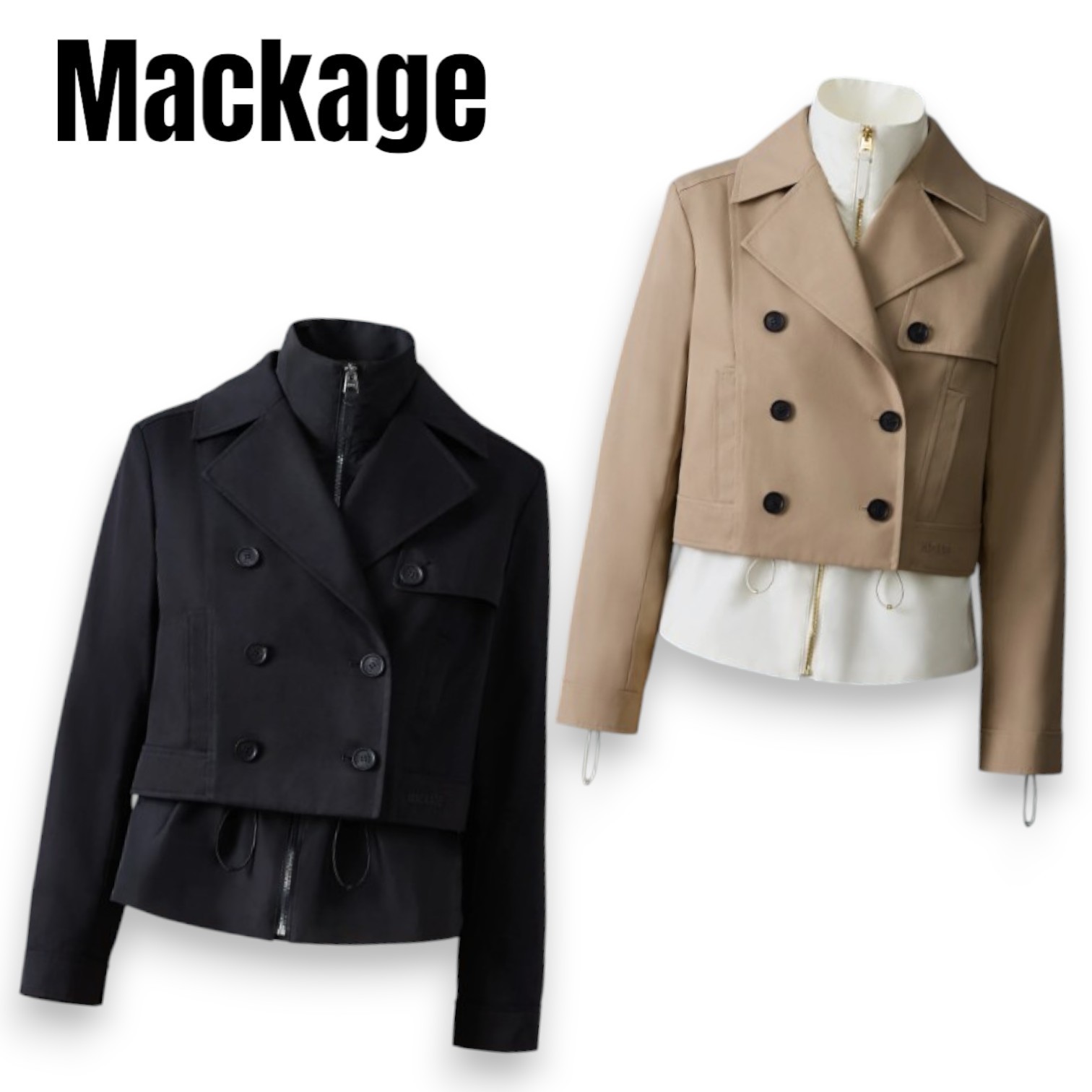 自由な着こなし【Mackage】ALINE-CO  3-in-1 ジャケット