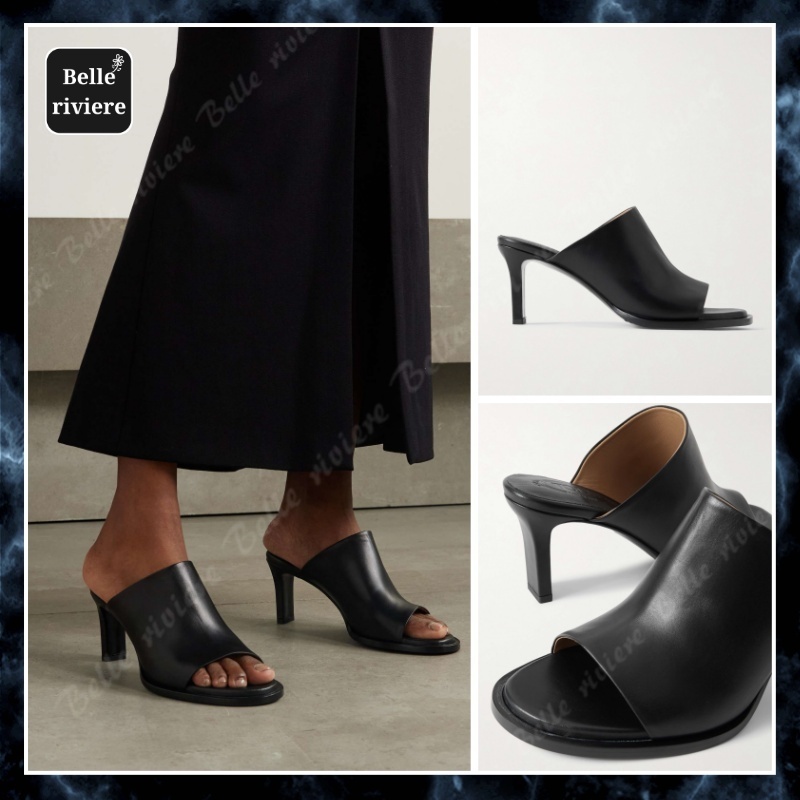 24AW new/TOD'S レザーミュール Mule Black