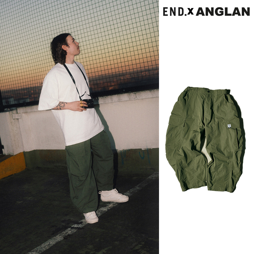 【ANGLAN x END.】Parachute Balloon Cargo Pants