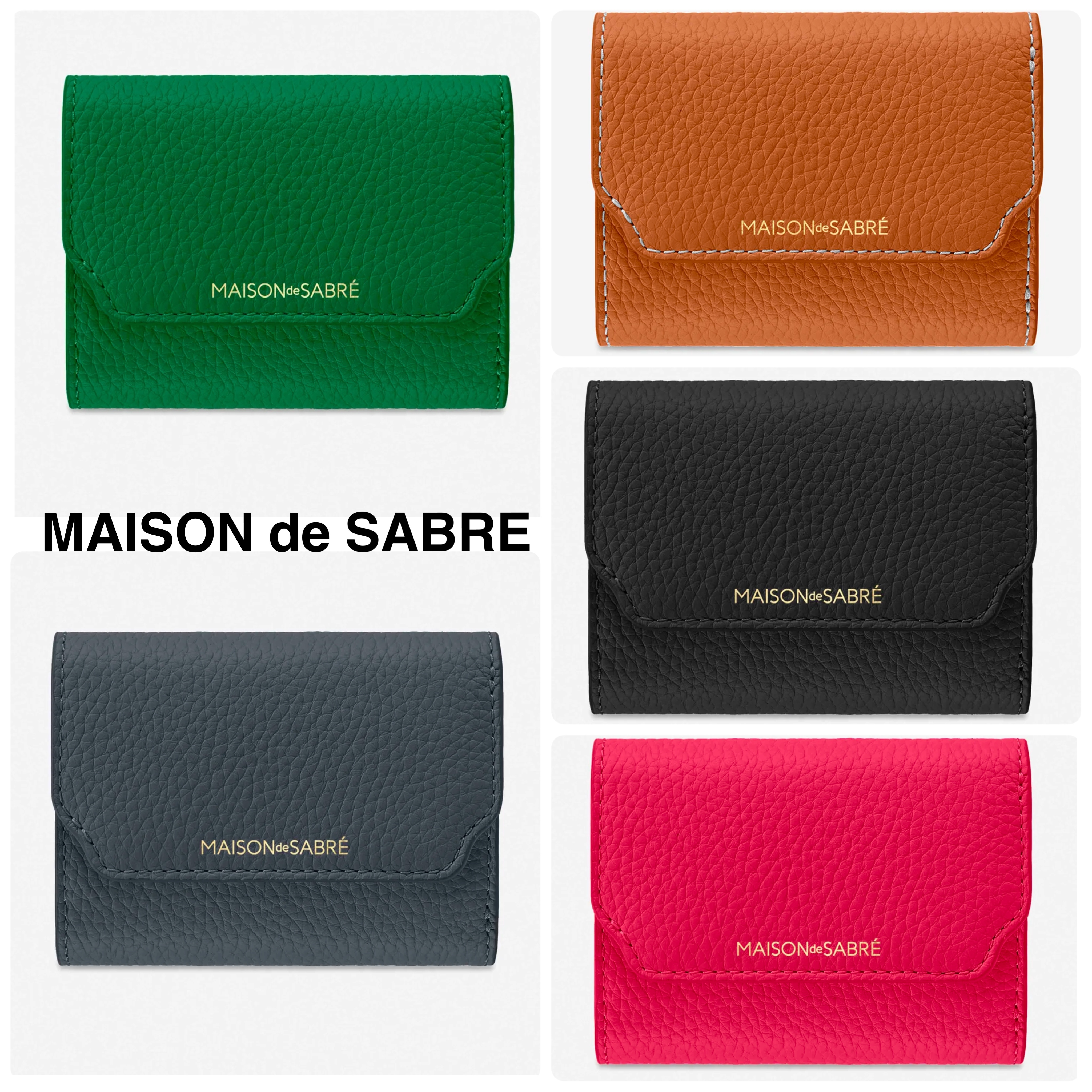 【MAISON de SABRE】★バイカラー三つ折りウォレット★