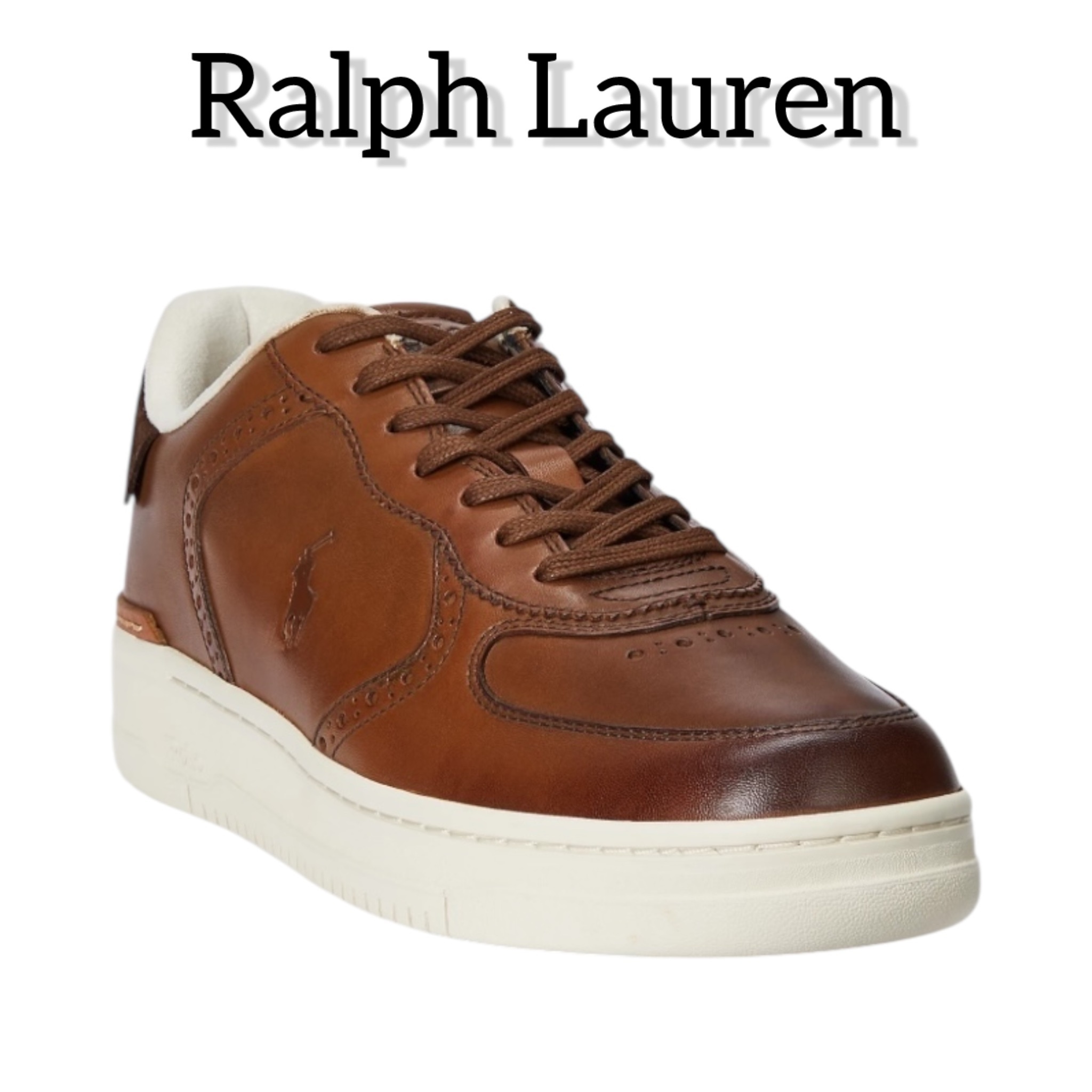 【Ralph Lauren】Masters Court Burnished Leather スニーカー