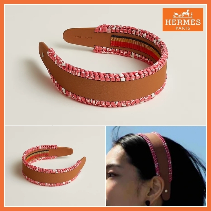 【新作】HERMES グレース シルクヘアバンド