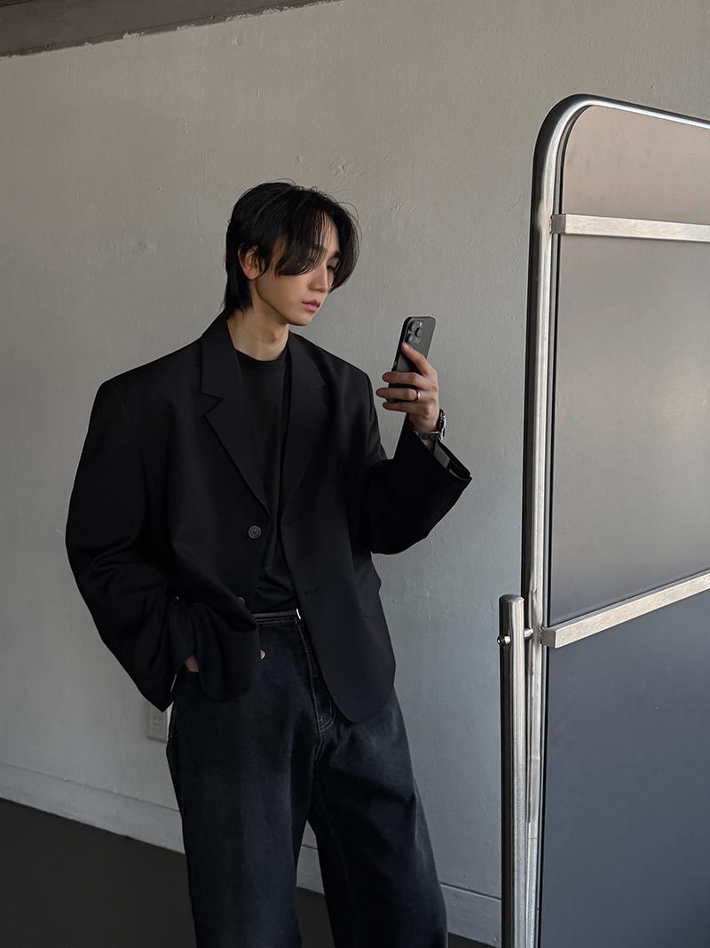 テーラードジャケット ASCLO Semi Crop Blazer (2color) ASCLO Semi Crop Blazer (2color)