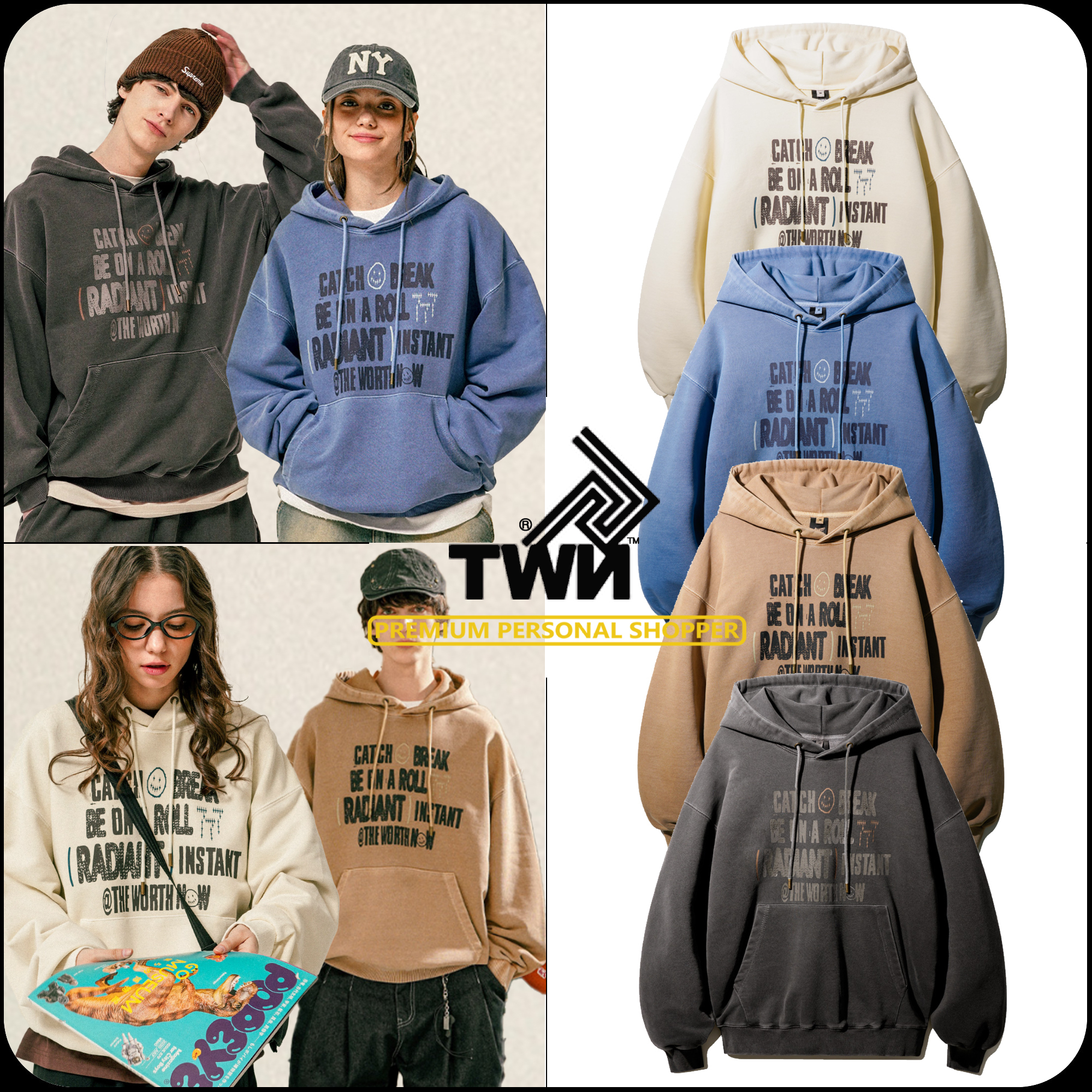 [TWN]★25SS★韓国人気★RADIANT PIGMENT HOODIE