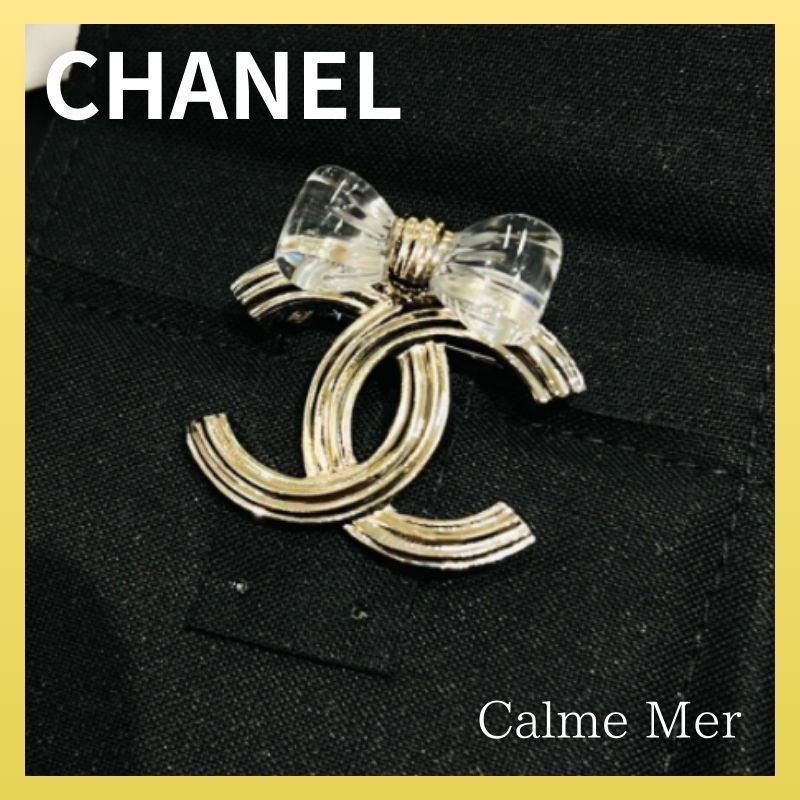 【CHANEL】ココ＆リボン！  ☆ ブローチ ☆