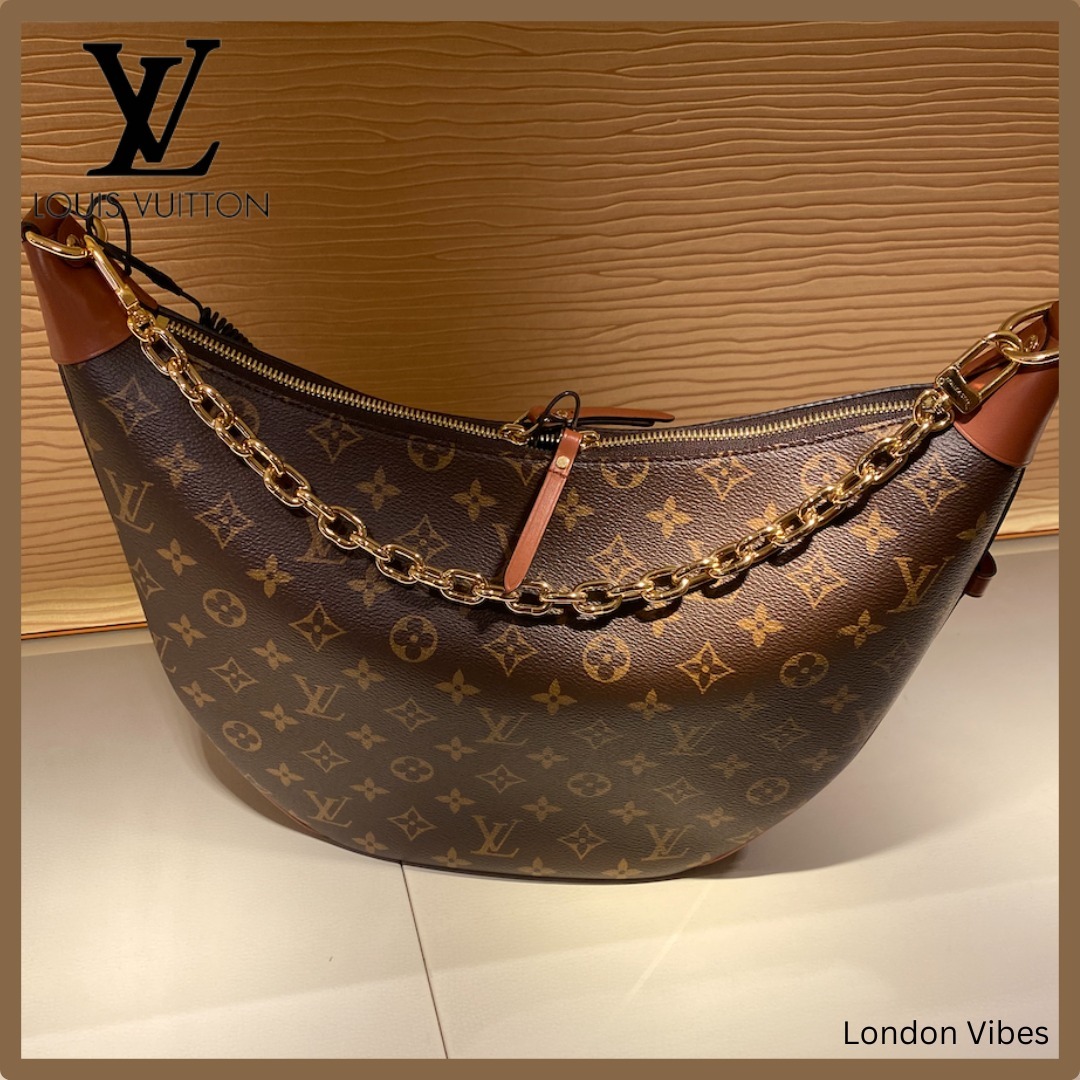 チラッと見えるモノグラムリバース♪ LV ループ ホーボーバッグ