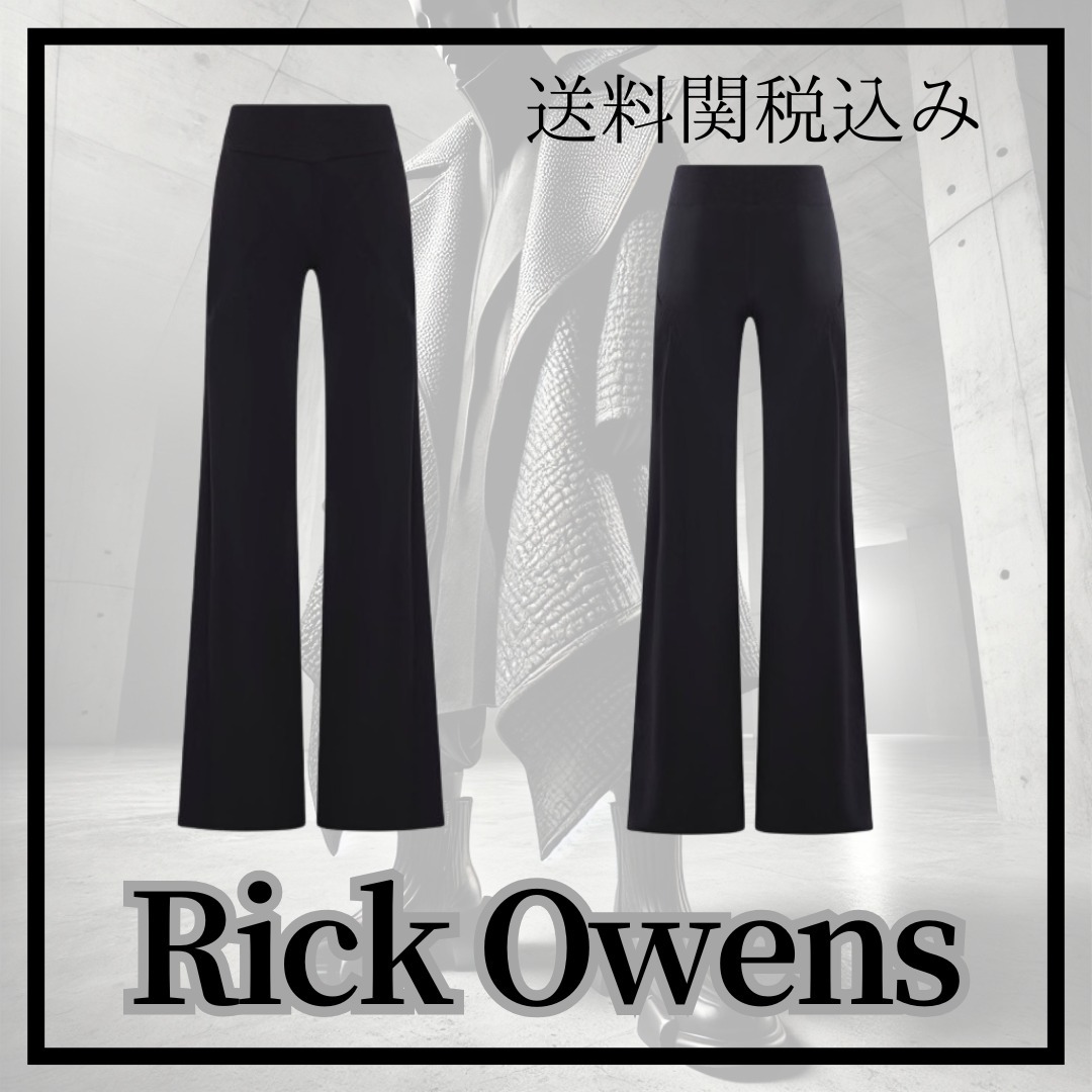 VIP価格 ☆関税込＊Rick Owens＊ アセテートワイドレッグパンツ