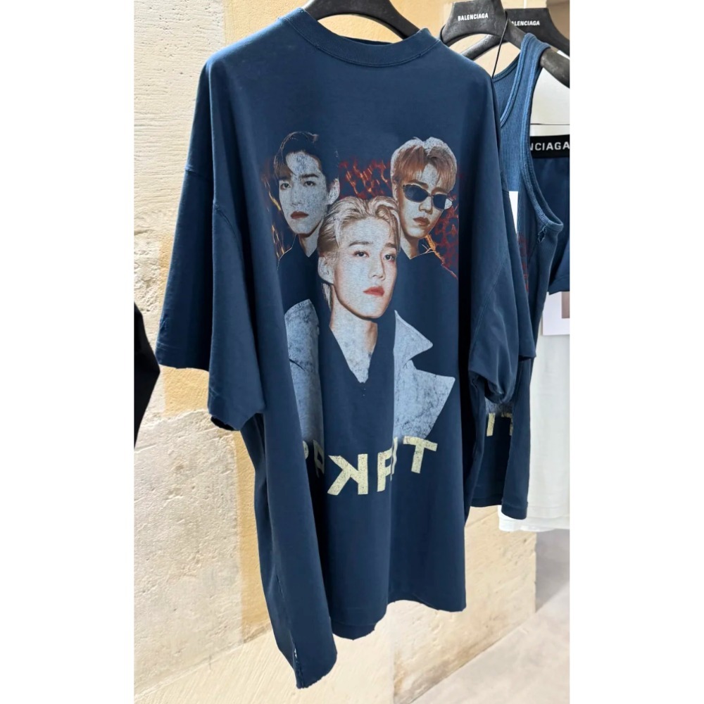 《上品な遊び心》【BALENCIAGA】PP KRIT オーバーサイズ Tシャツ