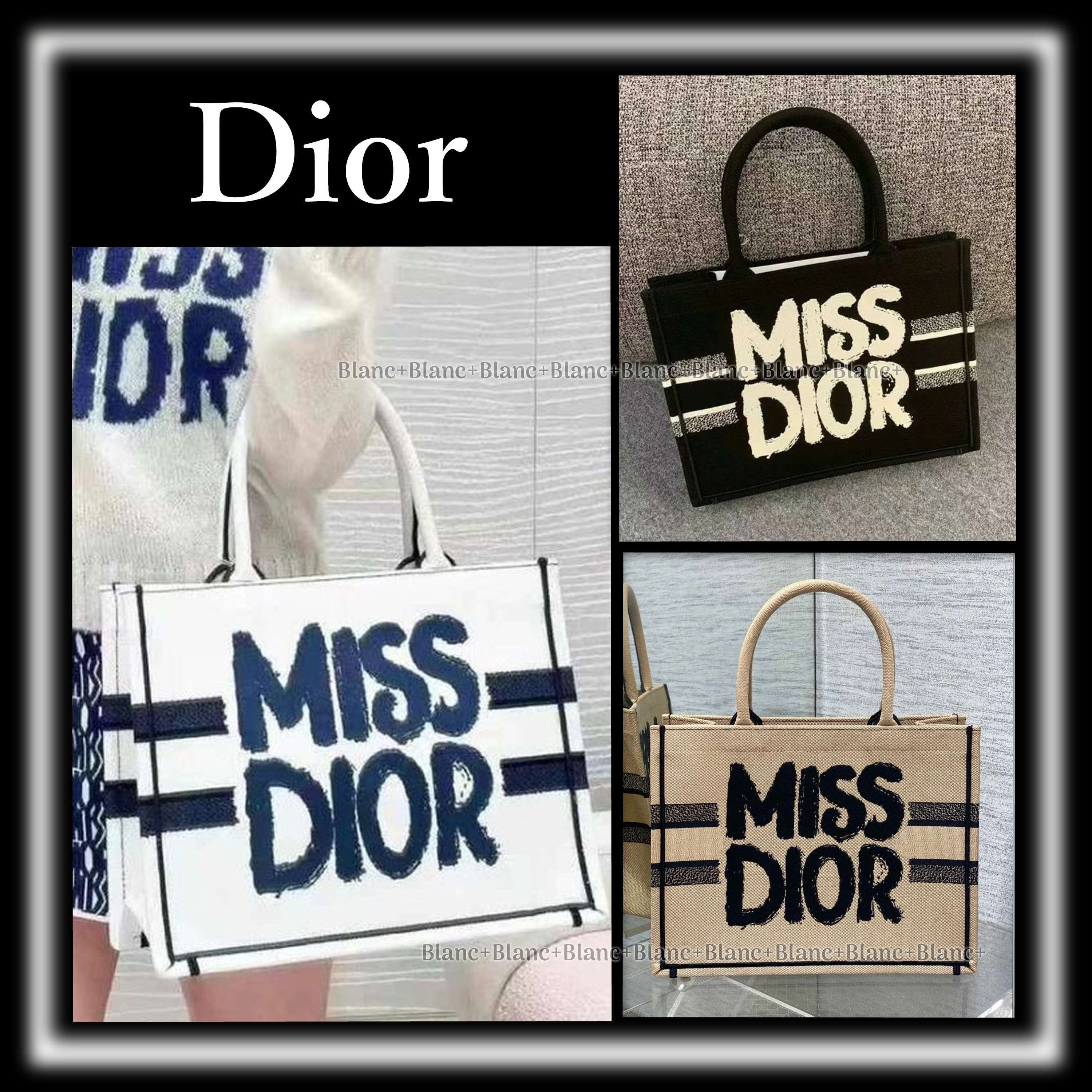 大容量♪【Dior】Book Tote バッグ ミディアム