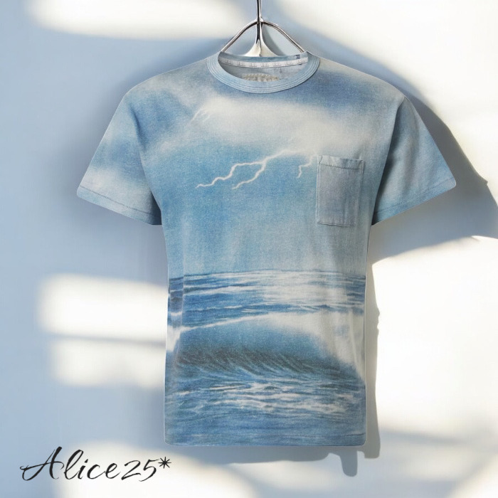 人気☆ [ERL] プリント コットン Tシャツ
