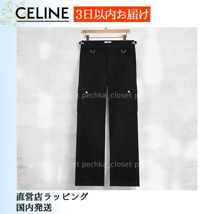 【人気★オシャレ】CELINE ドリルコットン カーゴパンツ 大人カジュアル》【CELINE】コットンツイルカーゴパンツ (CELINE