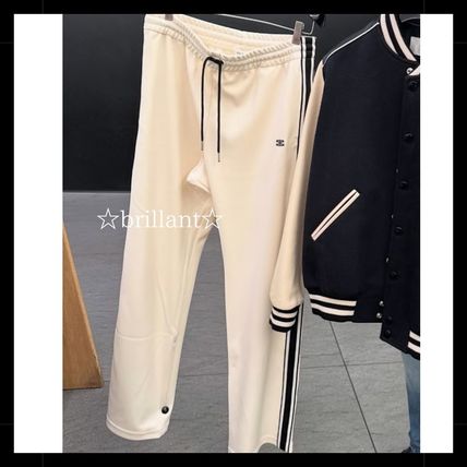 CELINE セリーヌ トリオンフ カシミヤ混トラックパンツ CELINE Triomphe(セリーヌ トリオンフ) パンツ・ボトムス(メンズ