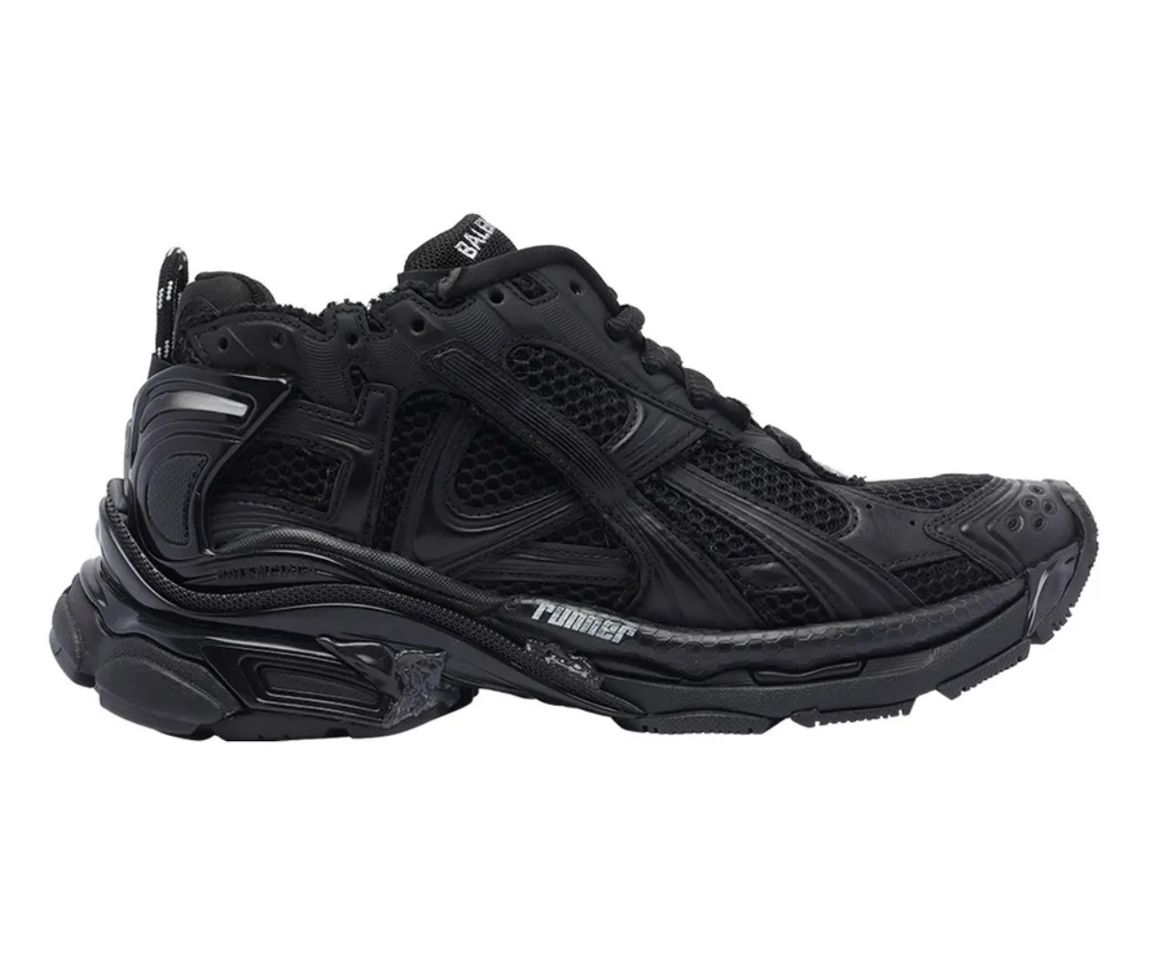 【BALENCIAGA】ブラック の メンズ RUNNER スニーカー