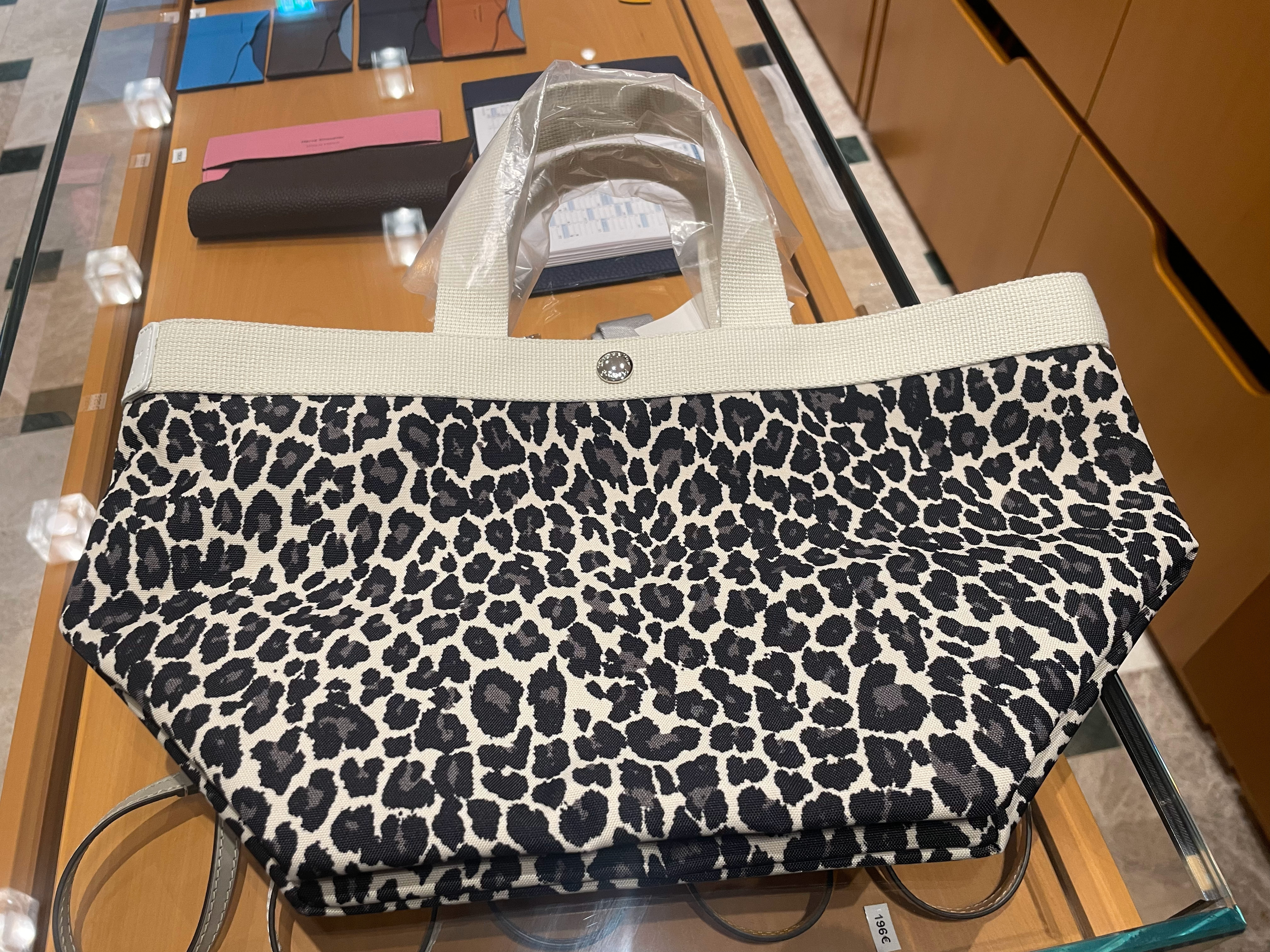 入手困難 Herve Chapelier 707FB パンサーホワイト 舟型トートM