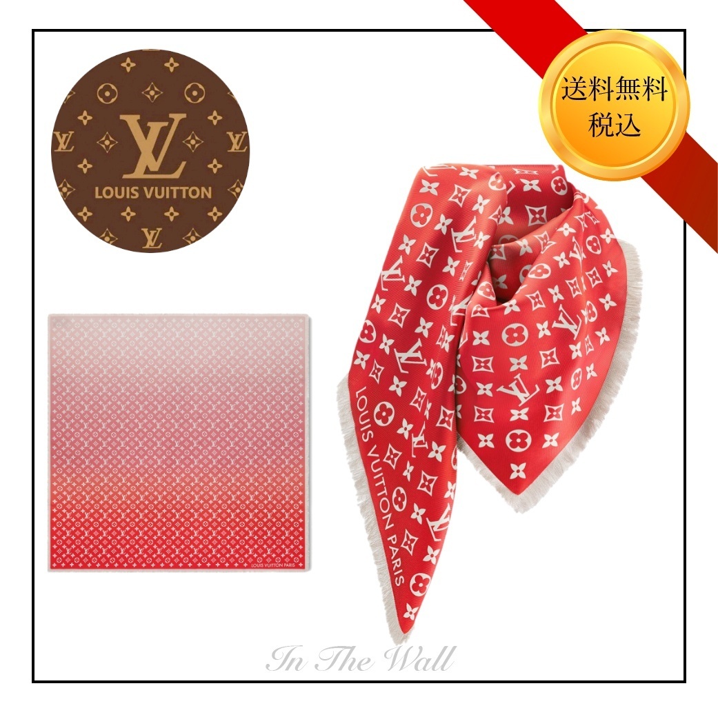 海外限定品【LV】リバーシブルモノグラム LV ナウ ショール