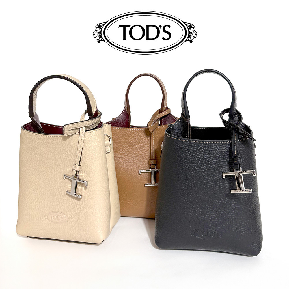 トッズ／TOD'S|マイクロ Tタイムレス フォンホルダー 2WAYバッグ