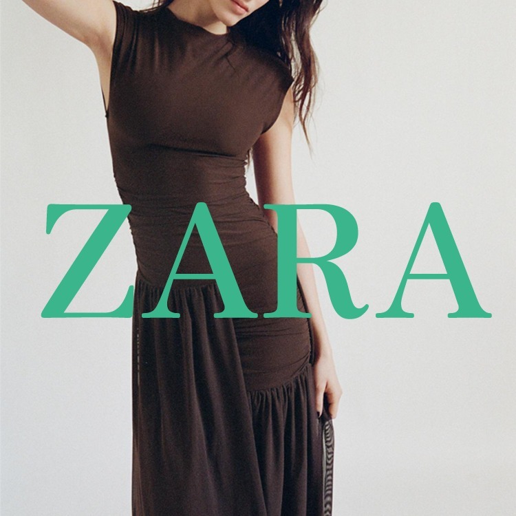 【ZARA】バルーンチュールコンビワンピース 5039/303/716