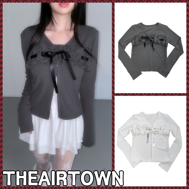 送料/関税込 ●THEAIRTOWN● freesia frill top