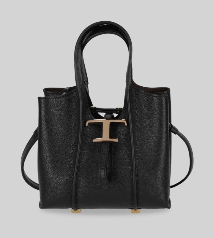 TOD'S★T タイムレス レザー マイクロ トートバッグ
