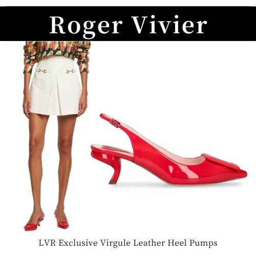 Roger Vivier◆LVR Exclusive Virgule レザーヒールパンプス