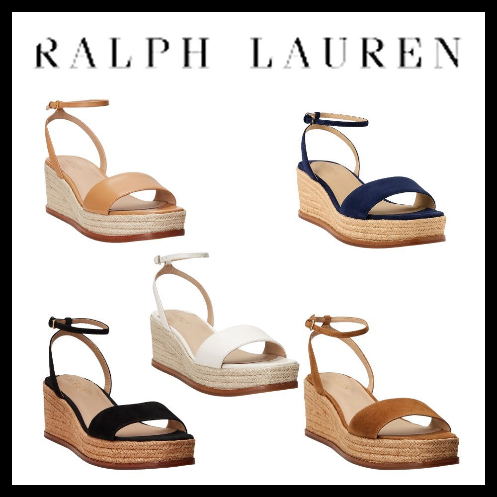 【Ralph Lauren】Leona Espadrille Wedge Sandals ◆国内発送◆