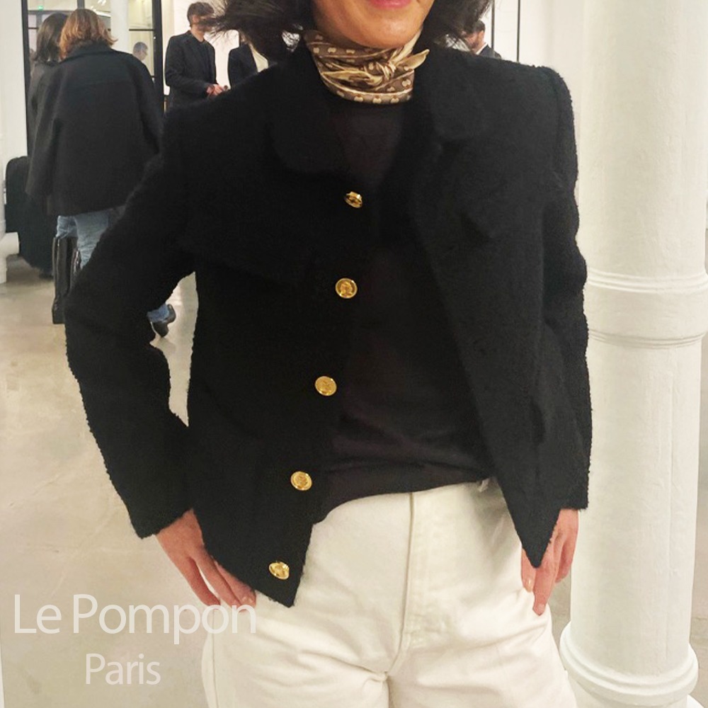 CELINE☆サンジェルマン ジャケット ブークレットナッテ_パリ発