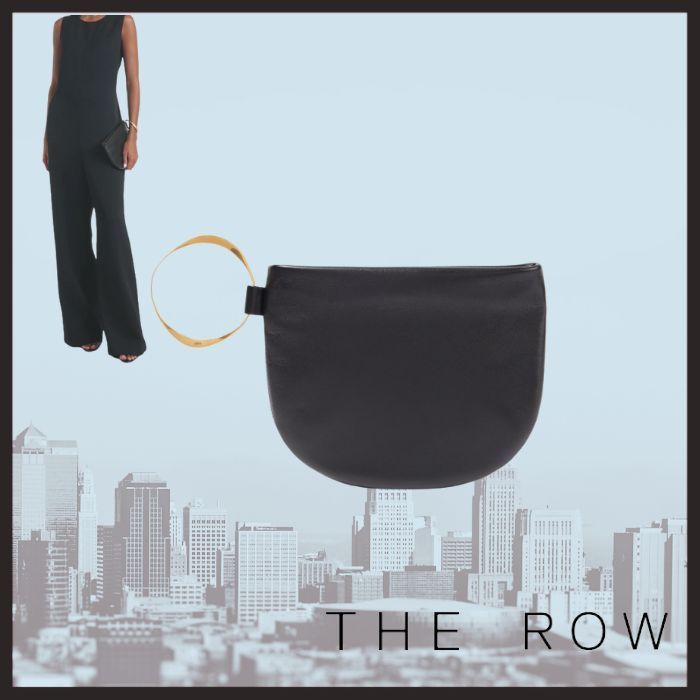 【THE ROW】 レザー製 ジオブレスレット クラッチ ウィメンズ