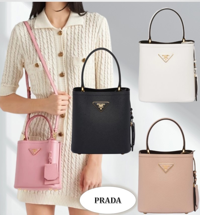 新作☆PRADA☆プラダ パニエ サフィアーノレザー スモールバッグ
