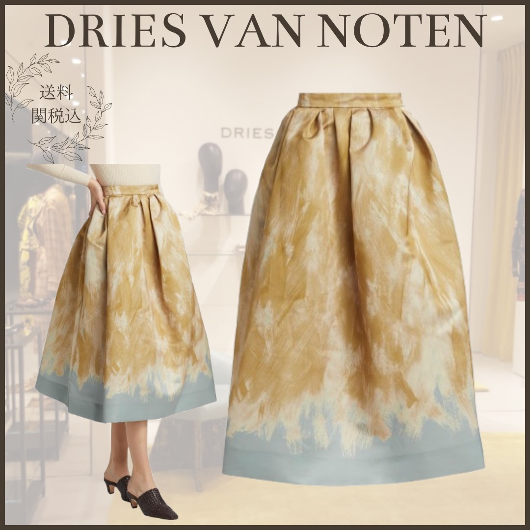 送料関税込☆【DRIES VAN NOTEN】ソニ・ビス・ミディスカート