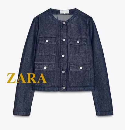 デニム ZARA(ザラ) アウター(レディース) - 海外通販のBUYMA