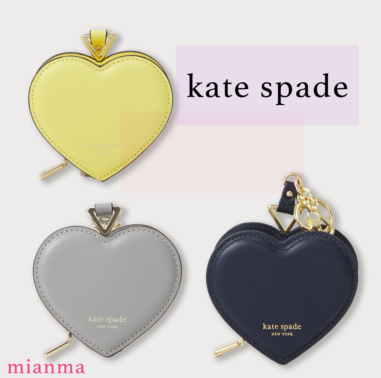 国内発送『kate spade』リブ ハート コイン パース kate spade new york｜リブ ハート コイン パース | Rakuten