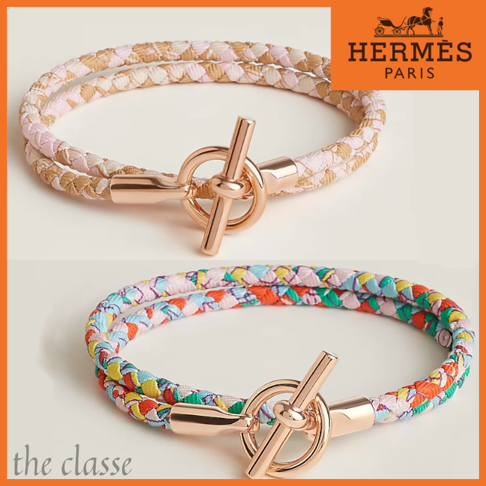 【カラフル◆】華やかさをプラスする☆ HERMES ブレスレット