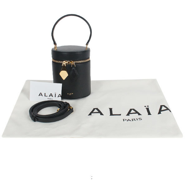 ALAIA☆25SS 2way ロゴディテール レザーショルダートートバッグ ALAIA☆25SS 2way ロゴディテール レザーショルダートートバッグ