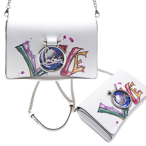 Christian Louboutin☆ルビルゥラブ チェーン クロスバッグ