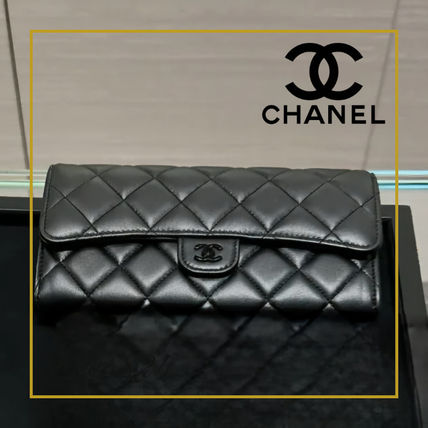 ブラック（黒）系 福岡県 CHANEL(シャネル) 長財布(レディース