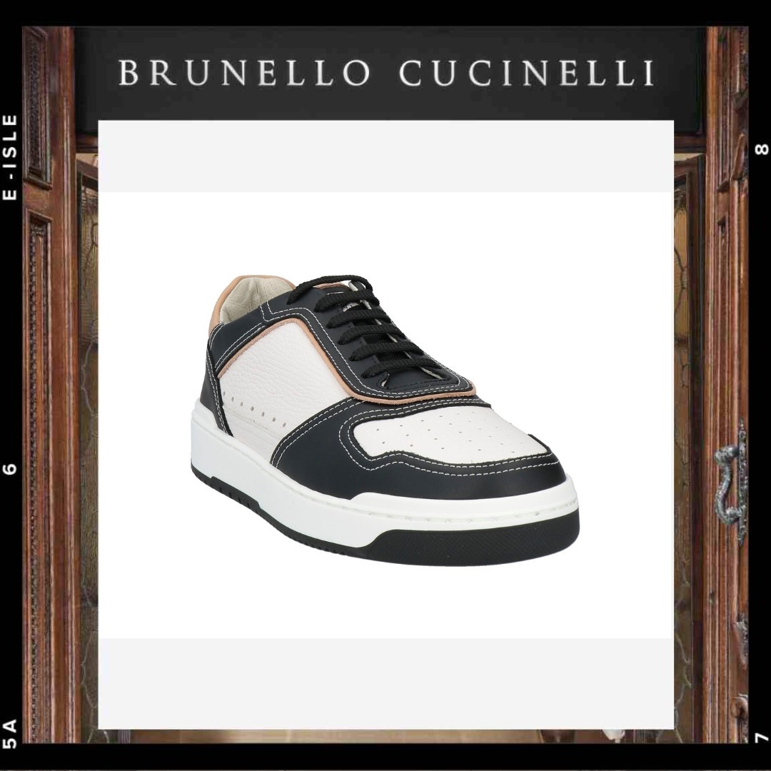 希少【BRUNELLO CUCINELLI】レザー ローカットスニーカー