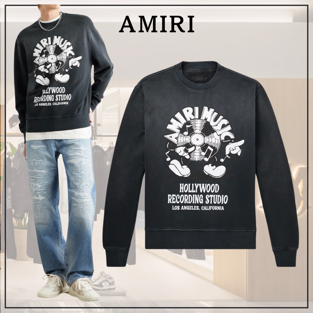 【音楽とストリートカルチャーの融合】AMIRI ロゴ スウェット