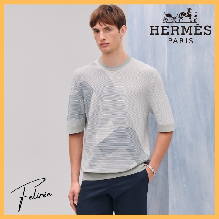 《シンプルにして圧倒的☆》HERMES ニット