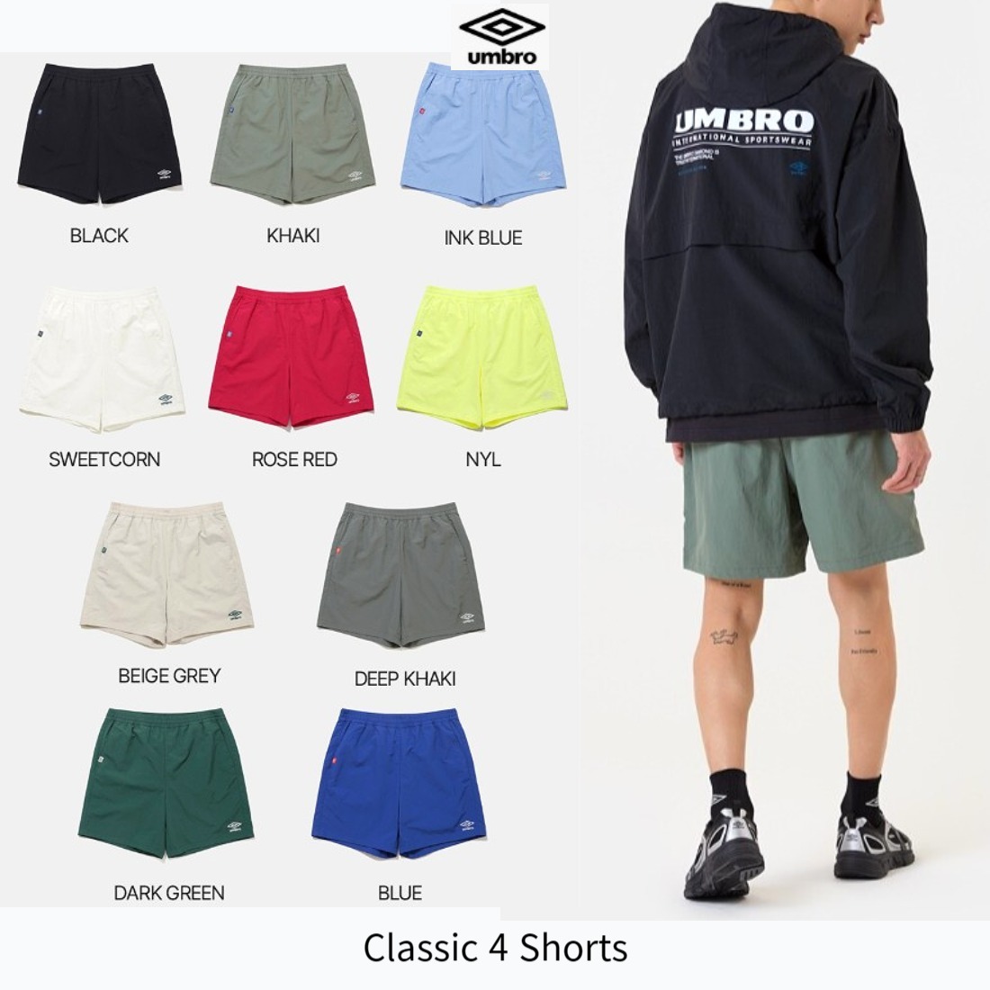 UMBRO■Classic 4 Shorts■送料込