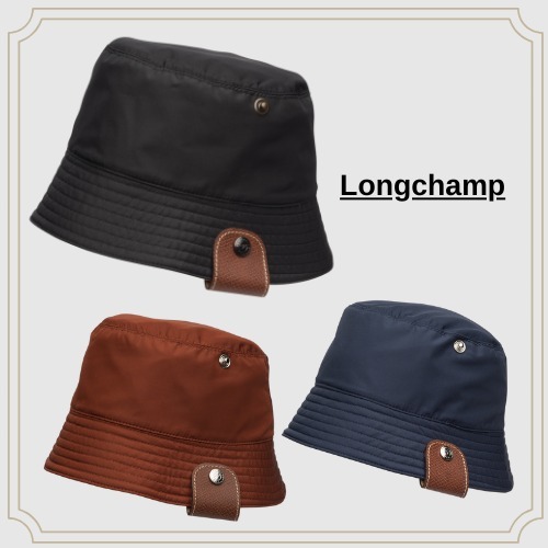 【Longchamp】リバーシブル バケットハット