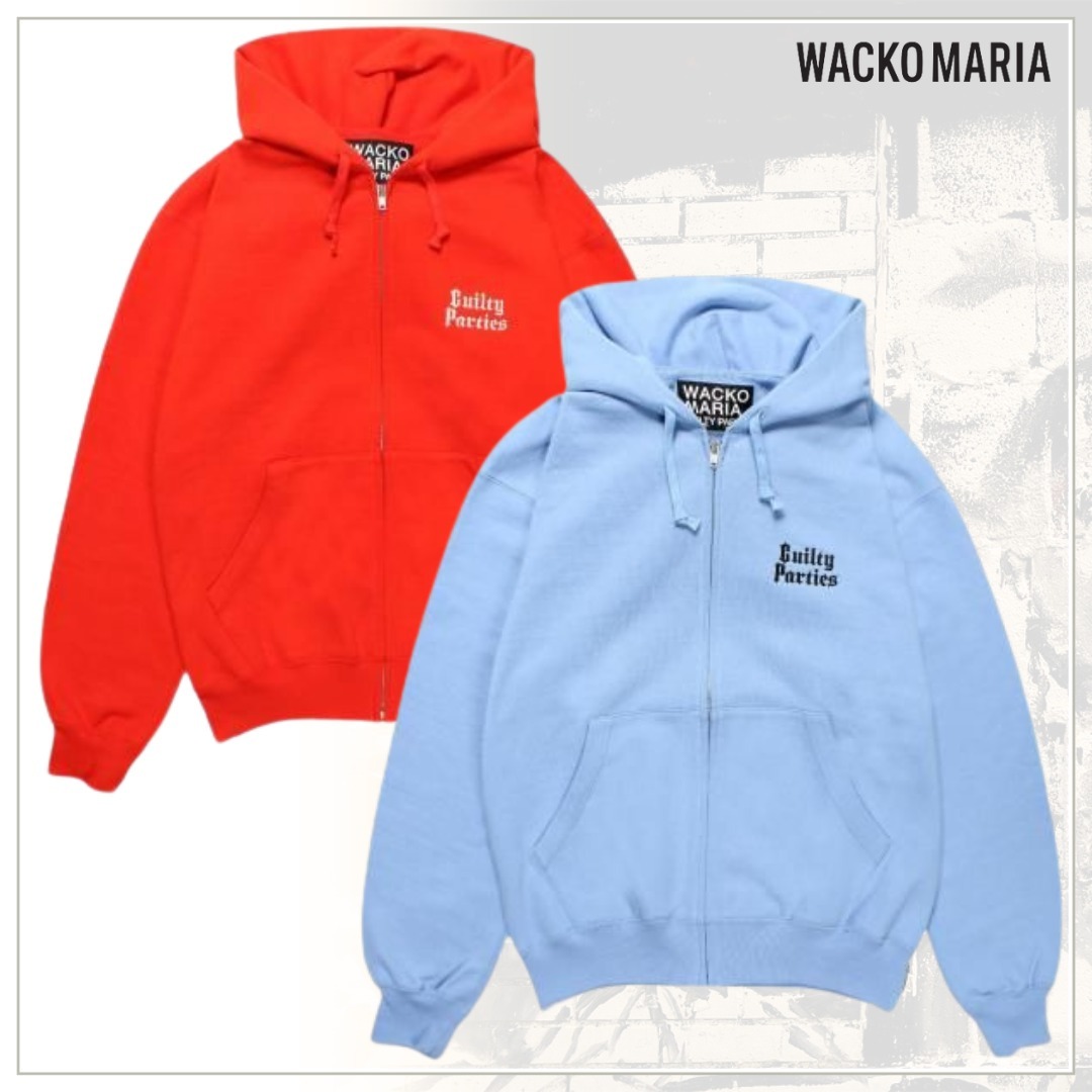 大人気♪【Wacko Maria】HEAVY WEIGHT ZIP HOODED SWEAT SHIRT