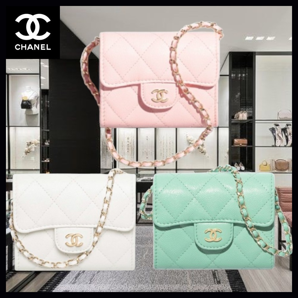 【可愛いサイズ感☆】CHANEL チェーンポシェット☆