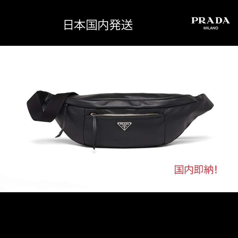 【国内即納】VIP超特価★PRADA★オールレザー★ボディバッグ
